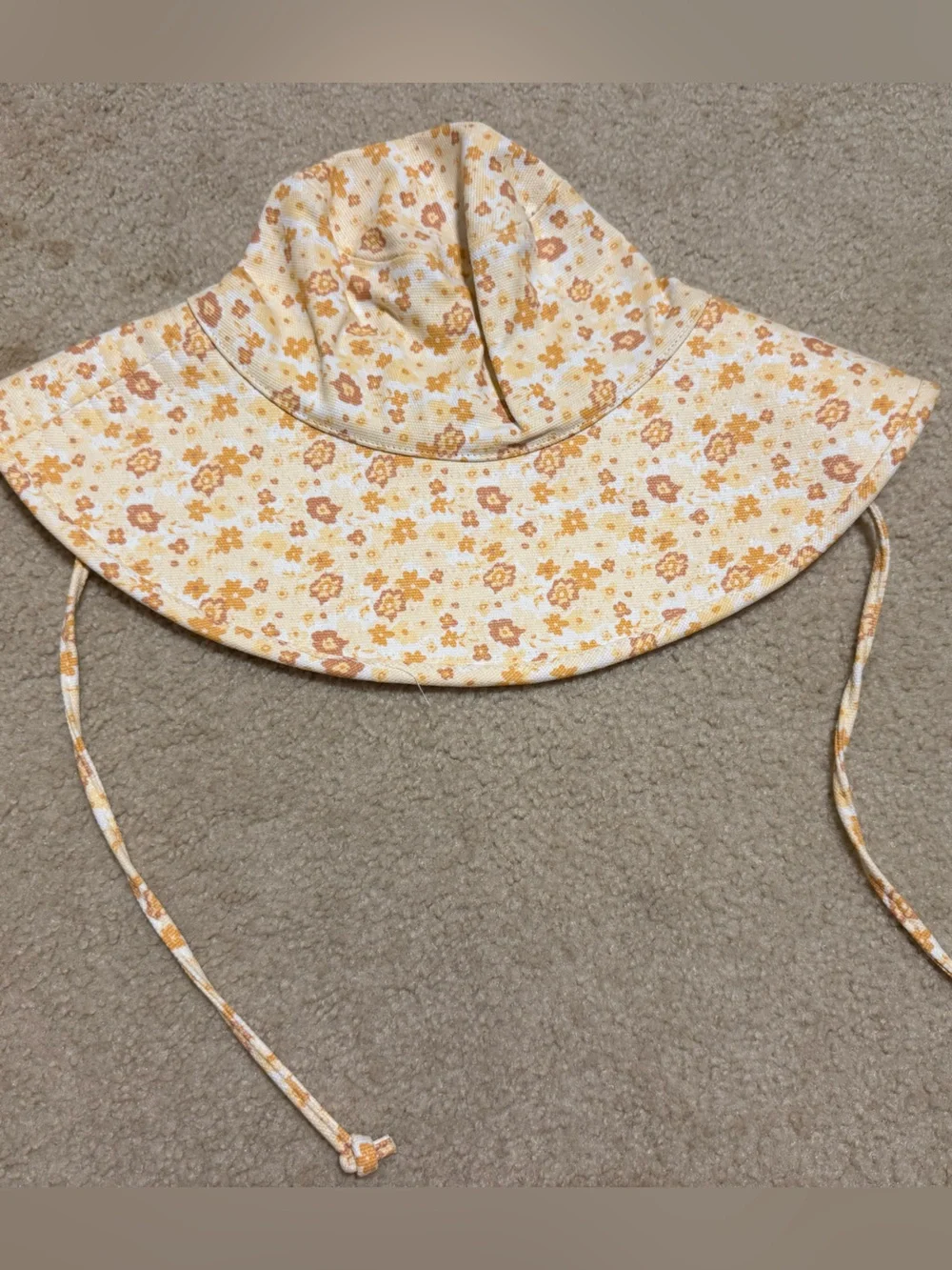 Lack of Color Holiday Bucket Hat in Floral Pattern with Chin Ties